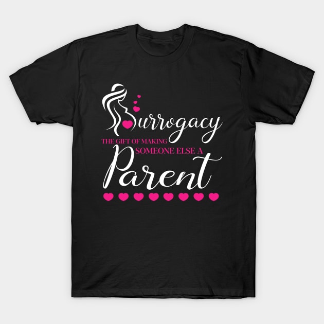 Surrogacy Making Someone Else A Parent Shirt Surrogate T-Shirt by blimbercornbread